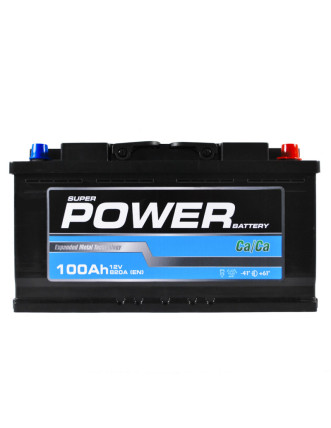 Автомобільний акумулятор POWER MF Black (L5) 100Ah 820 R+