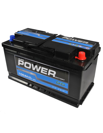Автомобільний акумулятор POWER MF Black (L5) 100Ah 820 R+