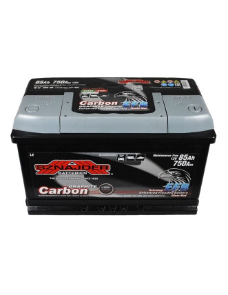 Автомобільний акумулятор SZNAJDER Carbon Start Stop EFB 85Ah 750A R+ (правий +) L4