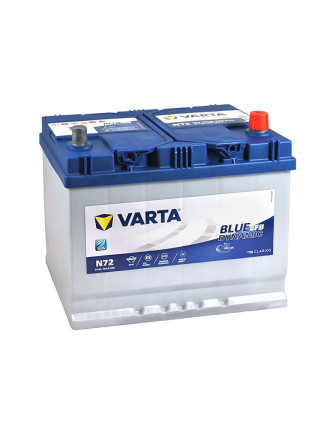 Автомобільний акумулятор VARTA Blue Dynamic EFB Asia72Ah 760A R+ (правий +) N72