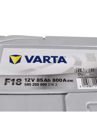 Автомобільний акумулятор VARTA 85Ah 800A R+ (правий +) 585200080 SD (F18) 6CT (h =175)