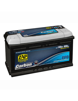 Автомобільний акумулятор ZAP Carbon EFB 100Аh 800А R+ (правий +) 600 05