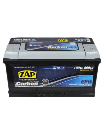 Автомобільний акумулятор ZAP Carbon EFB 100Аh 800А R+ (правий +) 600 05
