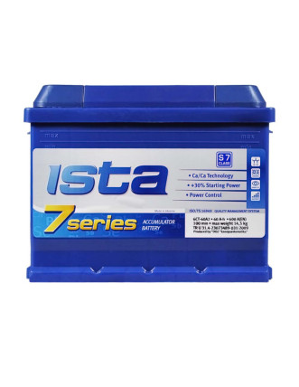 Автомобільний акумулятор ISTA 7 Series 60Ah 600A L+ (лівий +) L2