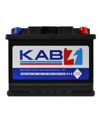 Автомобільний акумулятор KAB Blue SMF (L2) 62Ah 550A R+