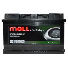Автомобільний акумулятор MOLL EFB (L2B) 65Ah 680A R+ (правий +)