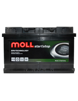 Автомобільний акумулятор MOLL EFB (L2B) 65Ah 680A R+ (правий +)
