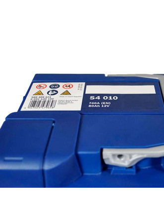 Автомобільний акумулятор BOSCH 80Ah 740A R+ (правий +) S40 100