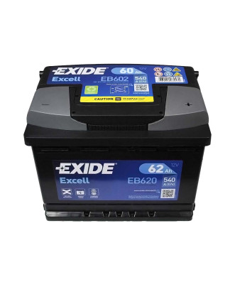 Автомобільний акумулятор EXIDE Excell 60Аh 540Ah R+ (правий +) EB602