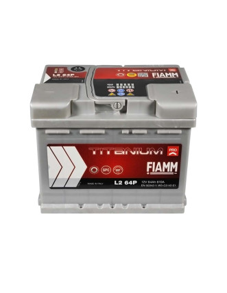 Автомобільний акумулятор FIAMM Titanium Pro 64Аh 610А R+ (правий +) L2