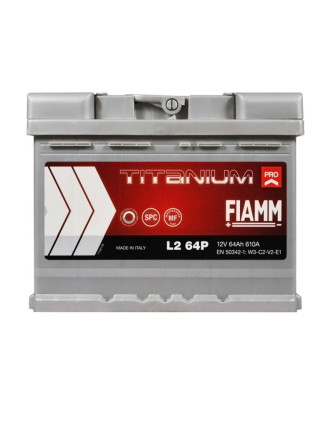 Автомобільний акумулятор FIAMM Titanium Pro 64Аh 610А R+ (правий +) L2