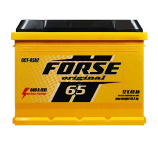 Автомобільний акумулятор FORSE 65Ah 640A L+ (лівий +)