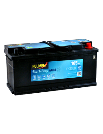 Автомобільний акумулятор FULMEN Start-Stop AGM 105Ah 950A R+ (правий +)