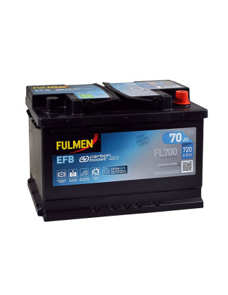 Автомобільний акумулятор FULMEN Start-Stop EFB 70Ah 720A R+ (правий +)