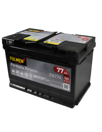 Автомобільний акумулятор FULMEN Formula Xtreme 77Ah 760A R+ (правий +) L3 (FA770)