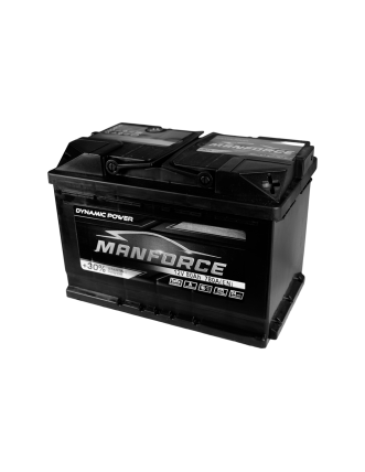 Автомобільний акумулятор MANFORСE 80Ah 780A R+ (правий +) MF L3