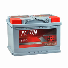 Автомобільний акумулятор PLATIN Pro 75Ah 720A R+ (правий +) MF