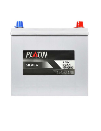 Автомобільний акумулятор PLATIN Silver Asia 59Ah 520A R+ (правий +) SMF