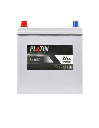 Автомобільний акумулятор PLATIN Asia 42Ah 370A L+ (лівий +) SMF