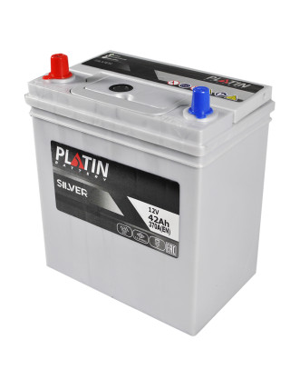 Автомобільний акумулятор PLATIN Asia 42Ah 370A L+ (лівий +) SMF