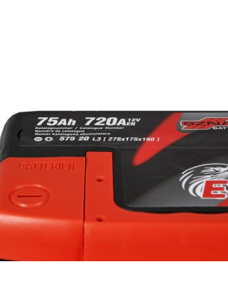 Автомобільний акумулятор SZNAJDER Plus 75Ah 720A R+ (правий +) 575 20