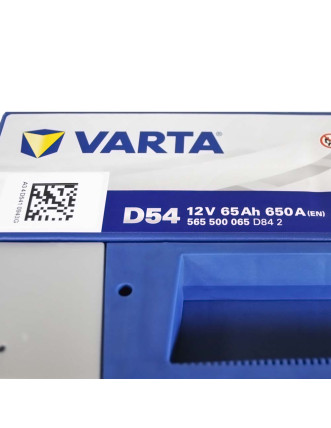 Автомобільний акумулятор VARTA Blue Dynamic EFB 65Ah 650A R+ (правий +) D54
