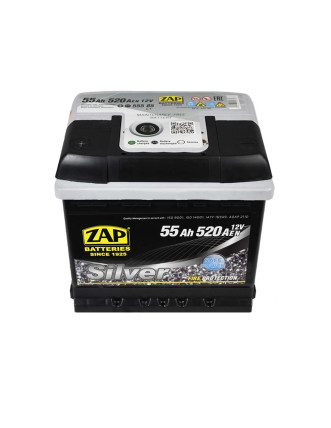 Автомобільний акумулятор ZAP Silver 55Ah 520A L+ (правий +) L1 (555 85)