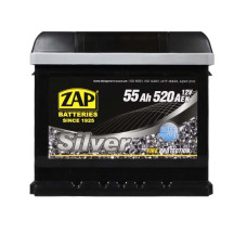 Автомобільний акумулятор ZAP Silver 55Ah 520A L+ (правий +) L1 (555 85)