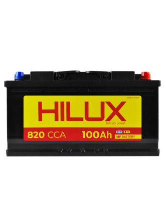 Автомобільний акумулятор HILUX Black (L5) 100Ah 820A R+