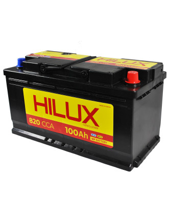 Автомобільний акумулятор HILUX Black (L5) 100Ah 820A R+