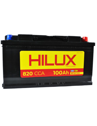 Автомобільний акумулятор HILUX Black (L5) 100Ah 820A R+