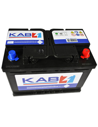 Автомобільний акумулятор KAB Blue SMF (L3) 75Ah 720A R+