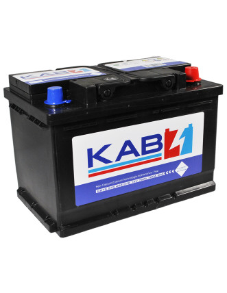 Автомобільний акумулятор KAB Blue SMF (L3) 75Ah 720A R+