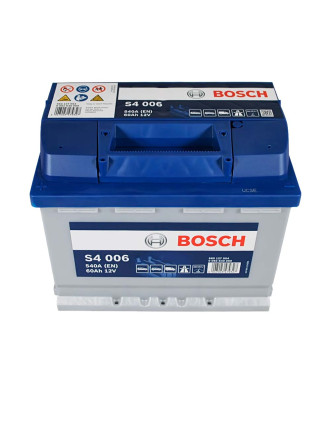 Автомобільний акумулятор BOSCH 60Ah 540A L+ (лівий +) S40 060