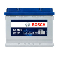 Автомобільний акумулятор BOSCH 60Ah 540A L+ (лівий +) S40 060