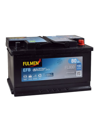 Автомобільний акумулятор FULMEN Start-Stop EFB 80Ah 720A R+ (правий +)