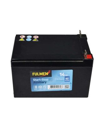 Допоміжний акумулятор FULMEN Start-Stop AGM 14Ah 80A L+ (лівий +) FK143