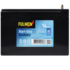 Допоміжний акумулятор FULMEN Start-Stop AGM 14Ah 80A L+ (лівий +) FK143