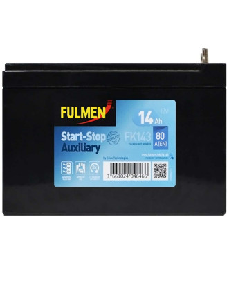 Допоміжний акумулятор FULMEN Start-Stop AGM 14Ah 80A L+ (лівий +) FK143