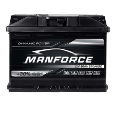 Автомобільний акумулятор MANFORСE 60Ah 570A R+ (правий +) MF L2
