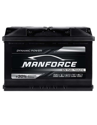 Автомобільний акумулятор MANFORСE 75Ah 750A R+ (правий +) MF L3B