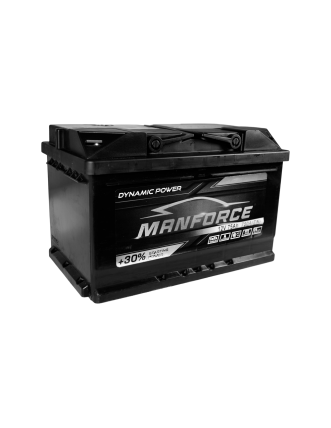 Автомобільний акумулятор MANFORСE 75Ah 750A R+ (правий +) MF L3B