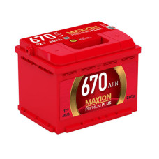 Автомобільний акумулятор MAXION Premium Plus 60Аh 670A R+ (правий +)