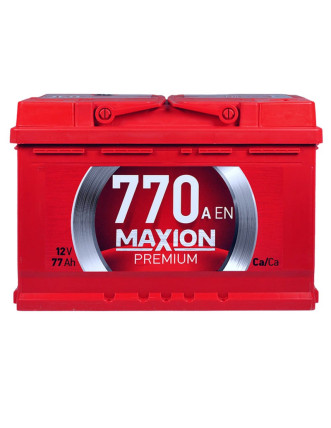 Автомобільний акумулятор MAXION Premium 77 Аh 770A R+ (правий +) TR L3