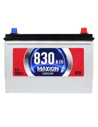 Автомобільний акумулятор MAXION EFB Asia 100Ah 830A R+ (правий +) SMF N70