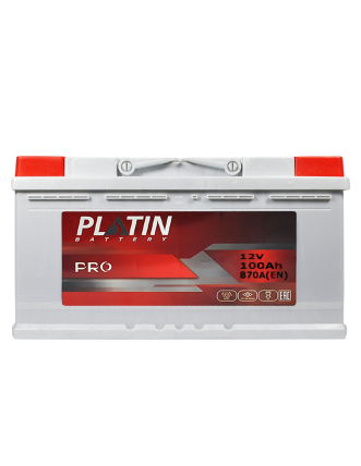 Автомобільний акумулятор PLATIN Pro 100Ah 870A R+ (правий +) MF L5