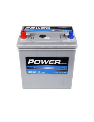 Автомобільний акумулятор POWER Silver Asia 42Ah 370A L+ (лівий +) NS40 SMF