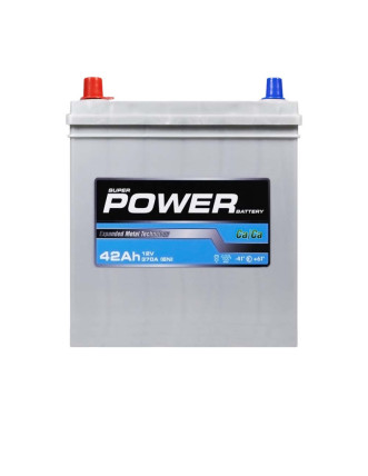 Автомобільний акумулятор POWER Silver Asia 42Ah 370A L+ (лівий +) NS40 SMF