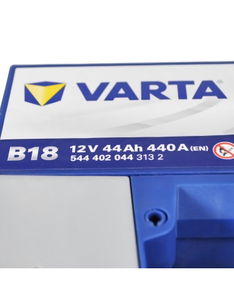 Автомобільний акумулятор VARTA Blue Dynamic 44Ah 440A R+ (правий +) B18
