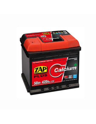 Автомобільний акумулятор ZAP Plus 50Ah 420A L+ (лівий +) 550 96